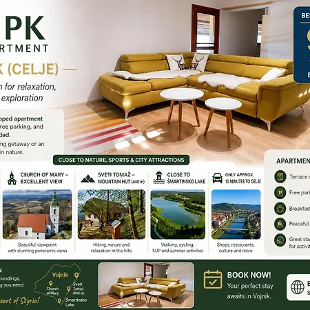 Apartment Sipk -free-parking-breakfast-terrace Vojnik